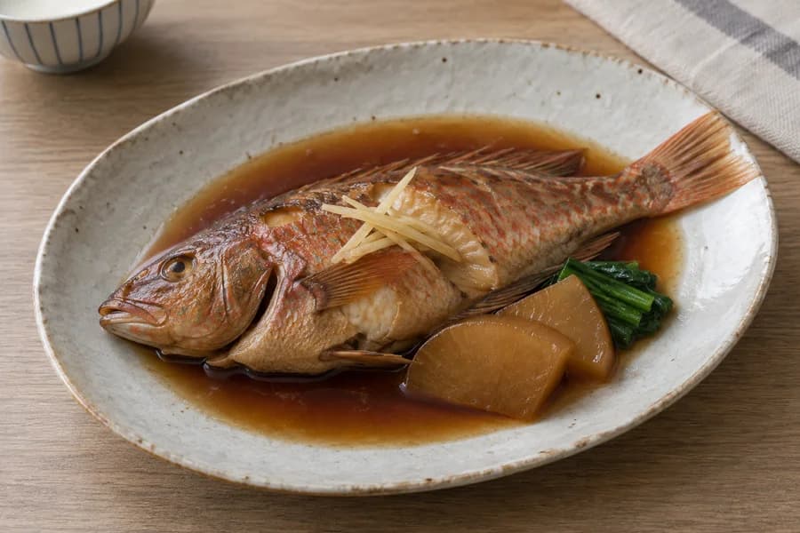 アカササノハベラの煮付け