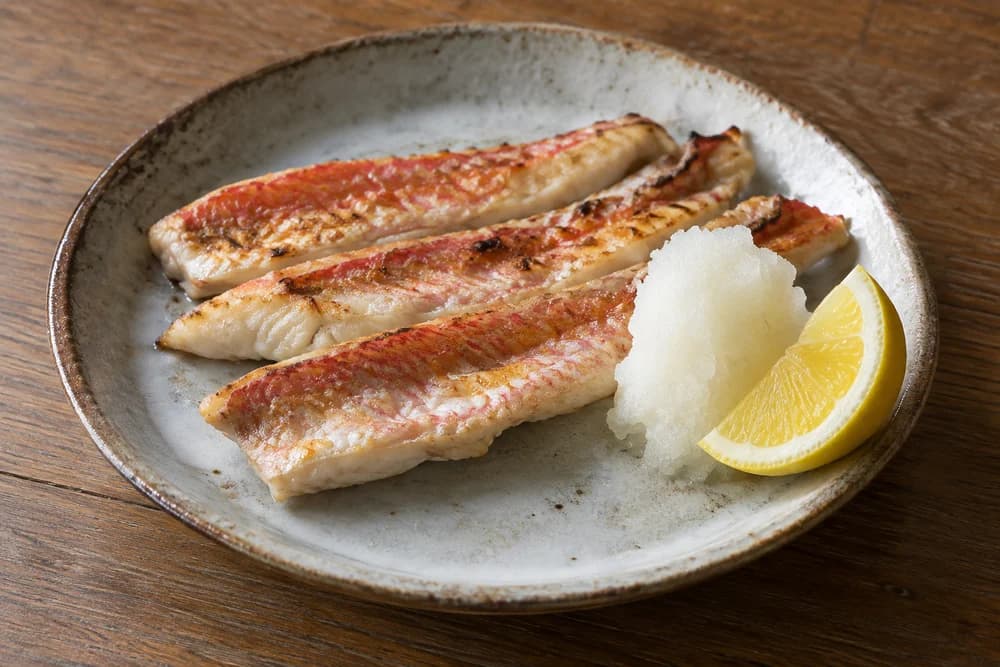 アカタチの塩焼き