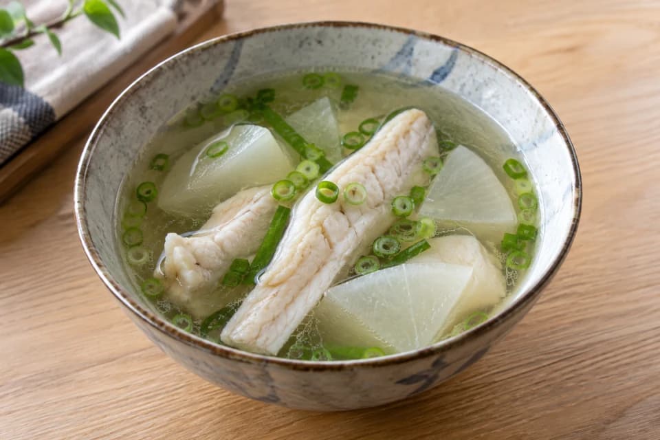 アカヤガラの潮汁
