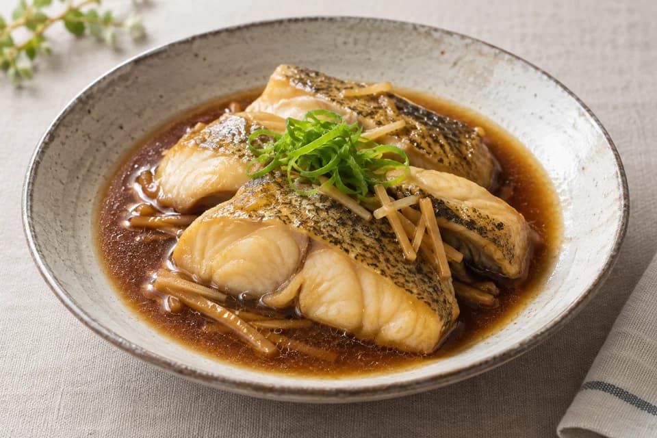 アオハタの煮付け