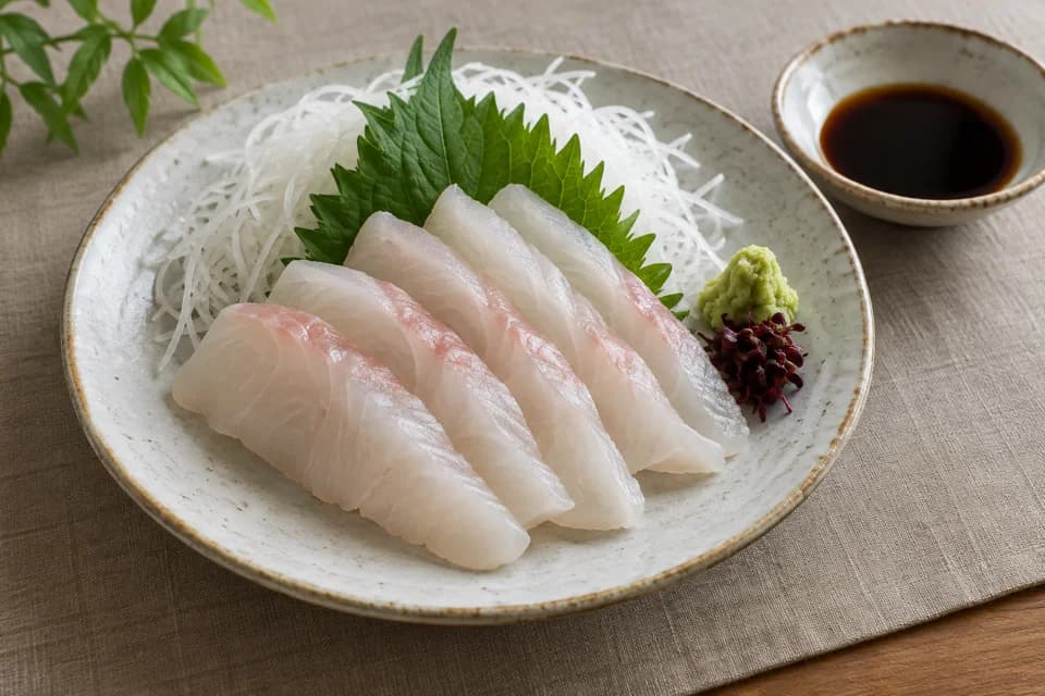 アオハタの刺身