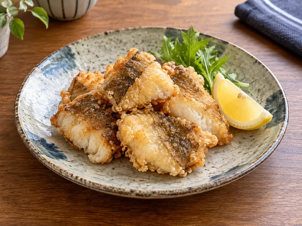 ババガレイの唐揚げ