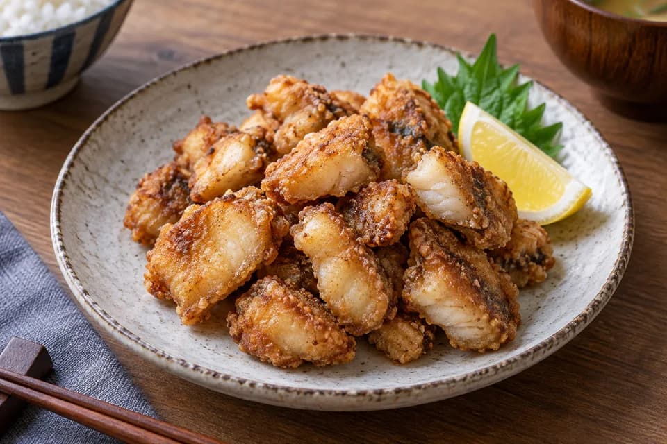 ブルーギルの唐揚げ