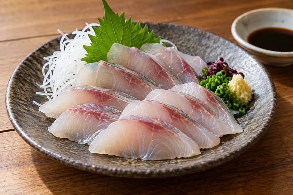 ボラの刺身