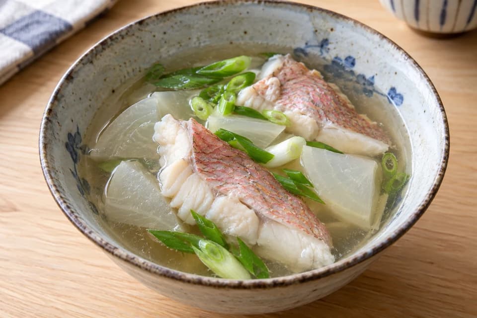 チダイの潮汁