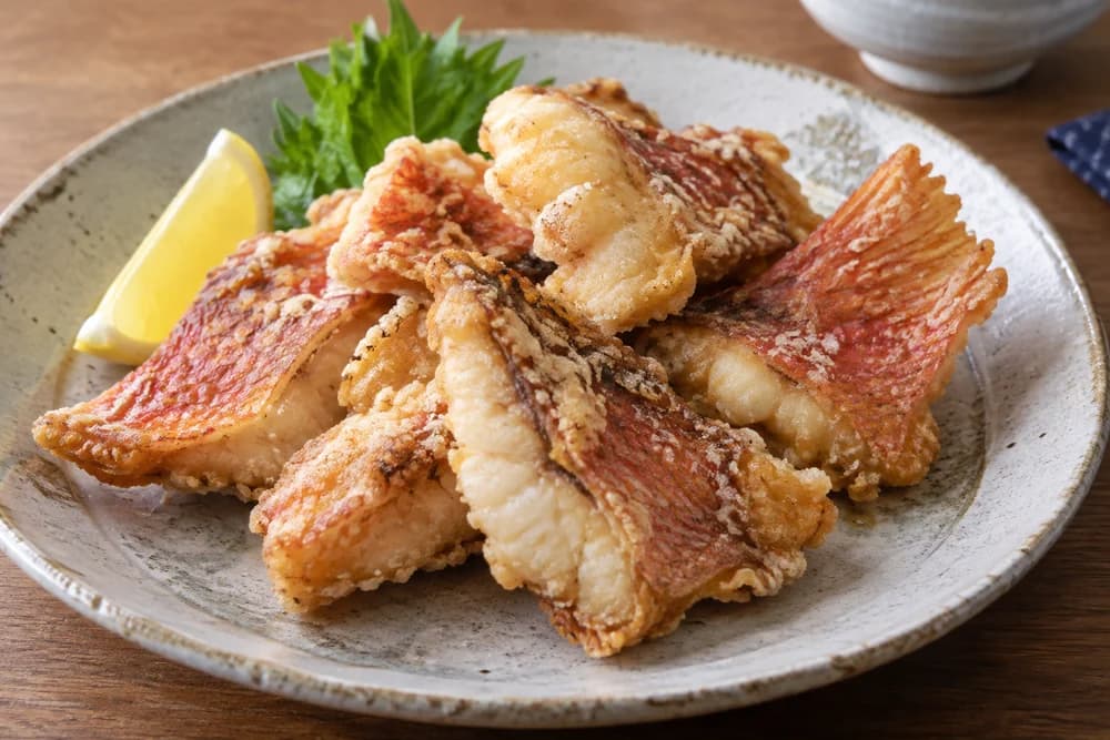 チカメキントキの唐揚げ