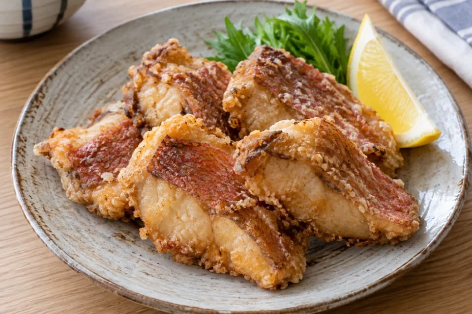 ハチビキの竜田揚げ