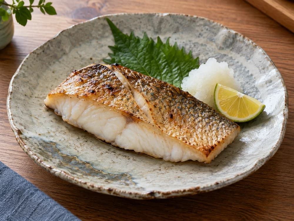 ハマフエフキの塩焼き