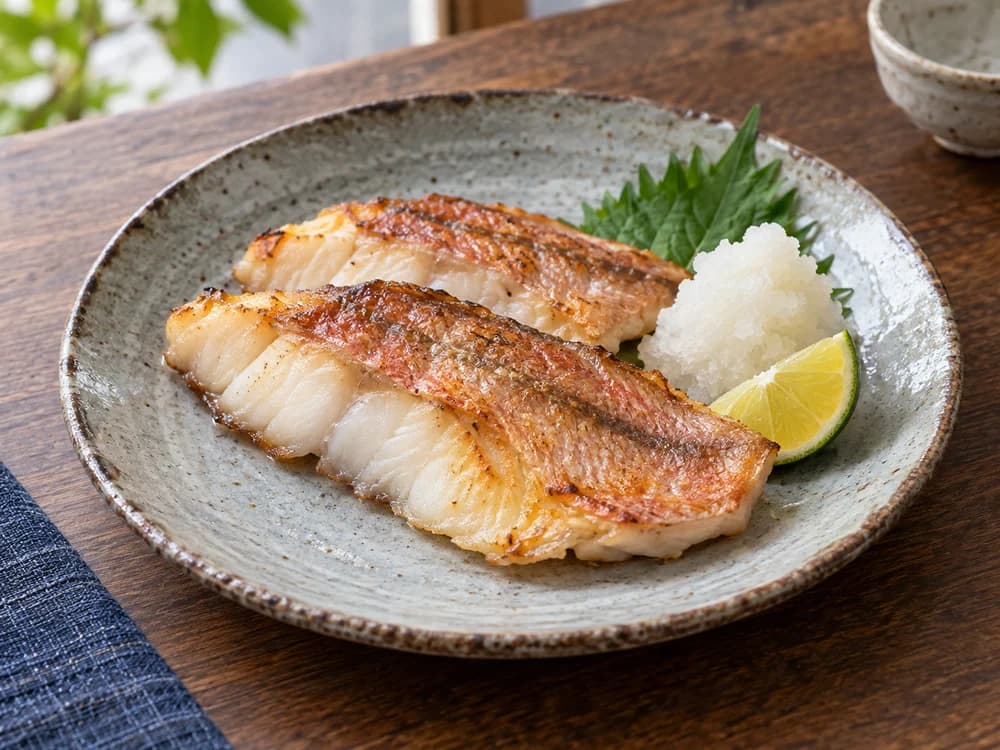 ハツメの塩焼き