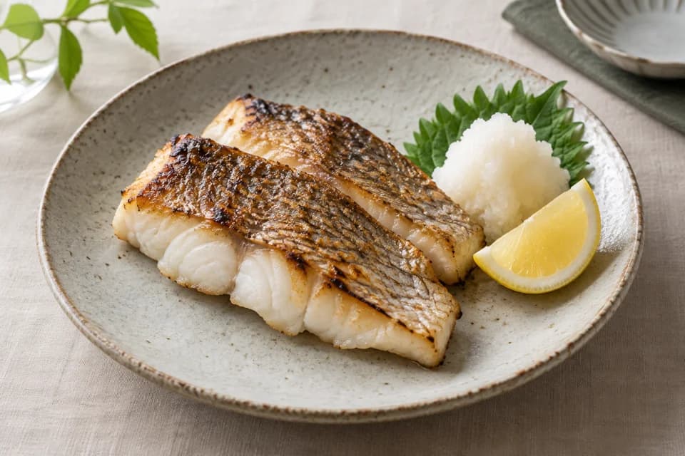 ヘダイの塩焼き