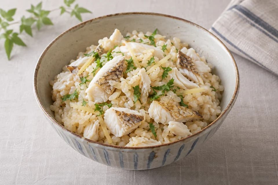 ヘダイの炊き込みご飯