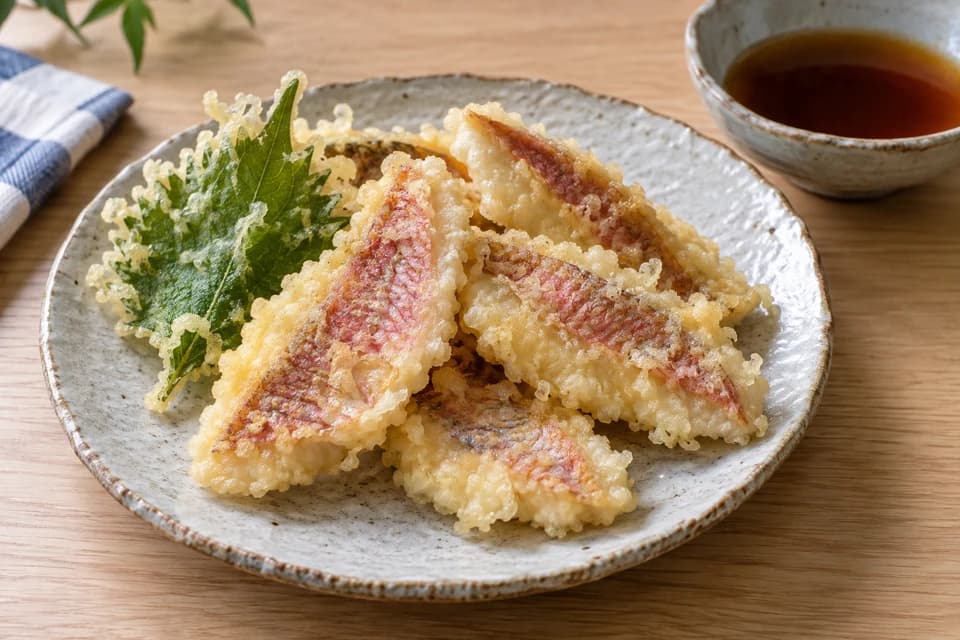 ヒメジの天ぷら