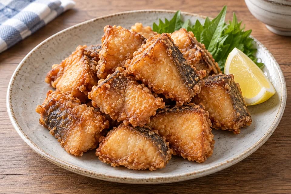 ヒラマサの竜田揚げ