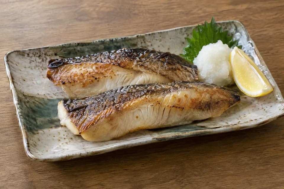 ホッケの塩焼き