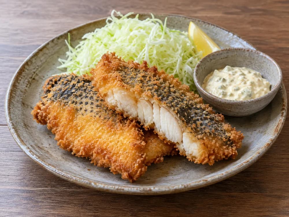 イシガキダイのフライ