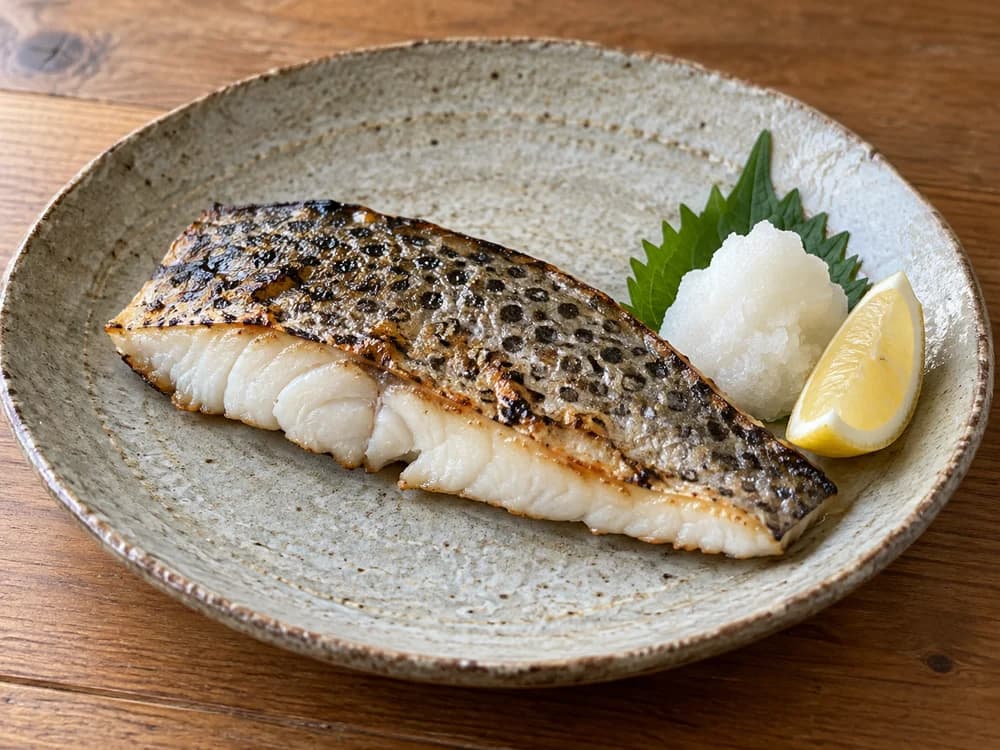 イシガキダイの塩焼き