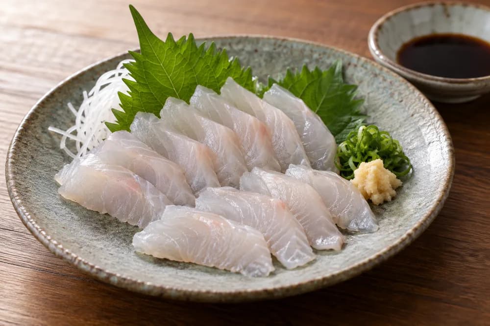 イシガレイの刺身