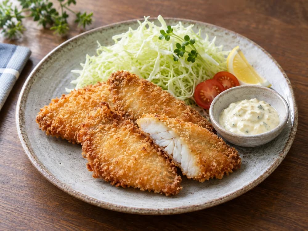 イトヒキアジのフライ