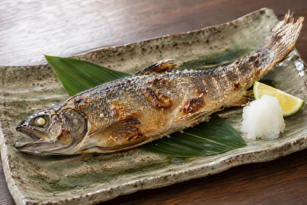 イワナの塩焼き