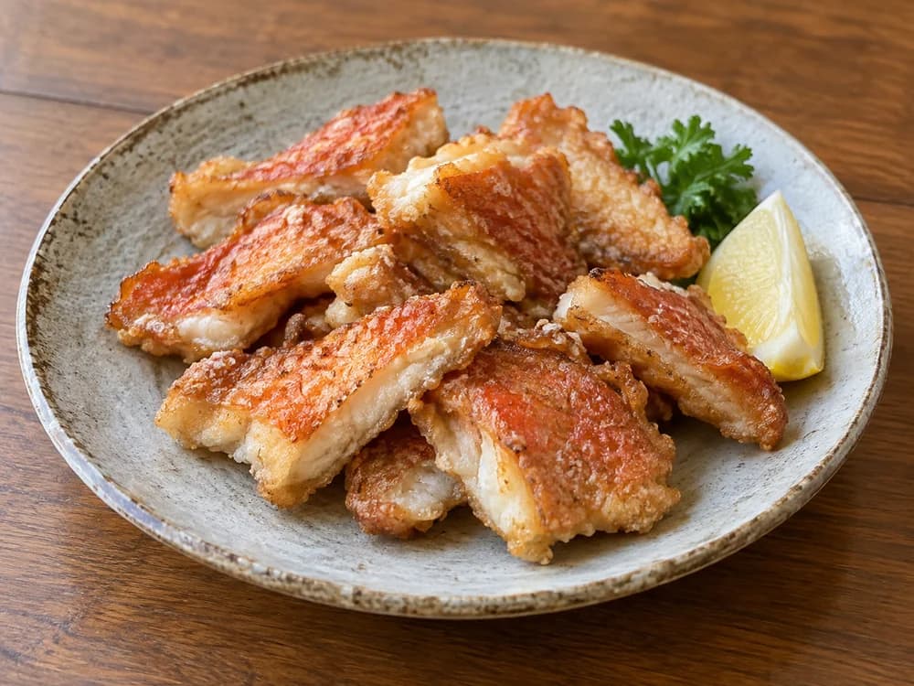 イズカサゴの唐揚げ