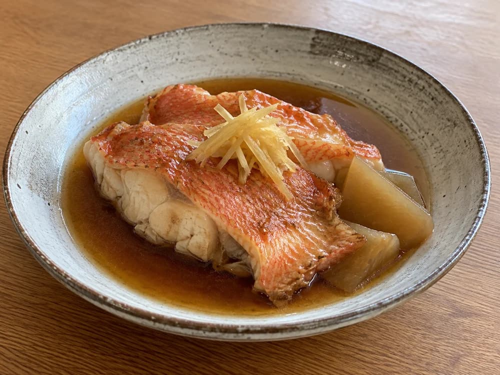 イズカサゴの煮付け