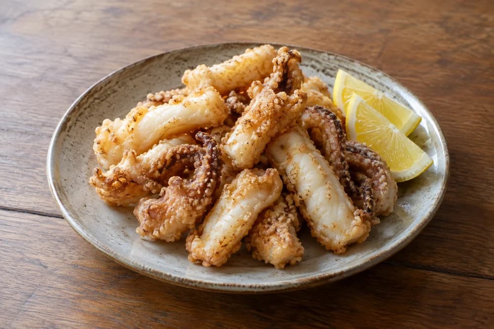 カミナリイカの唐揚げ