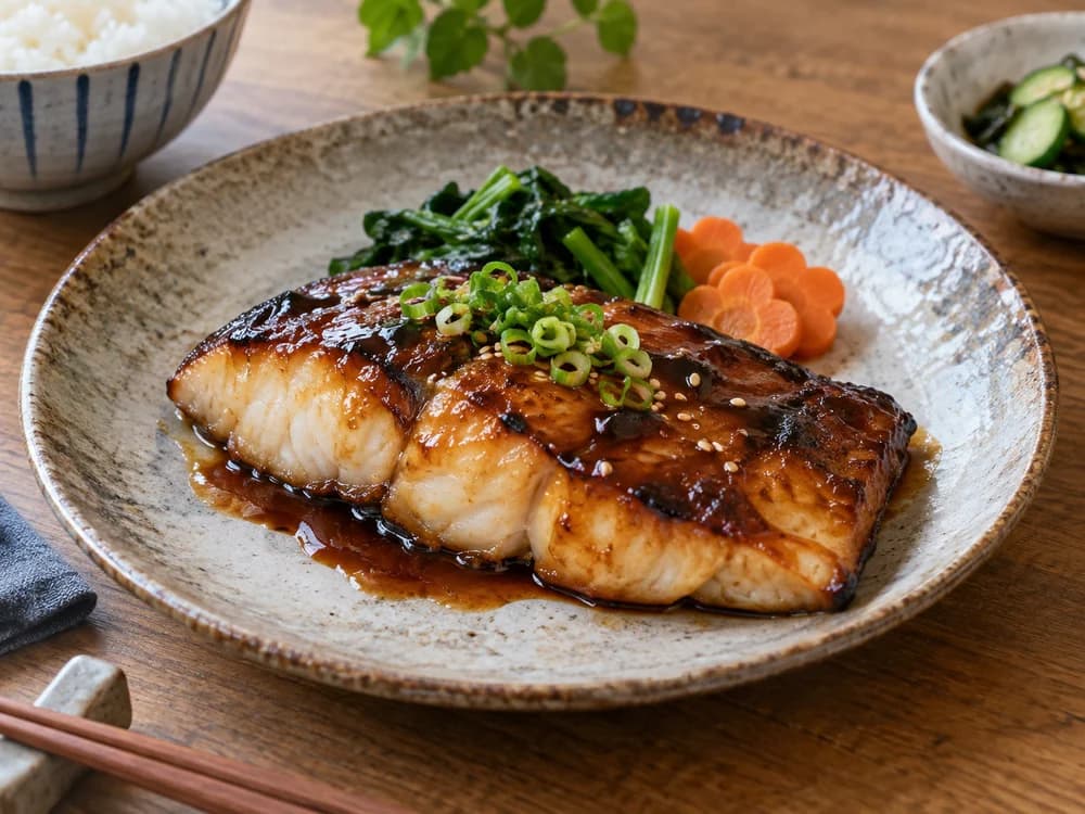 カスミアジの照り焼き