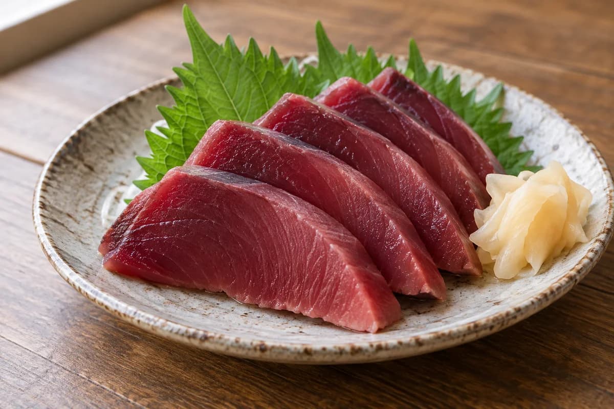 カツオの刺身