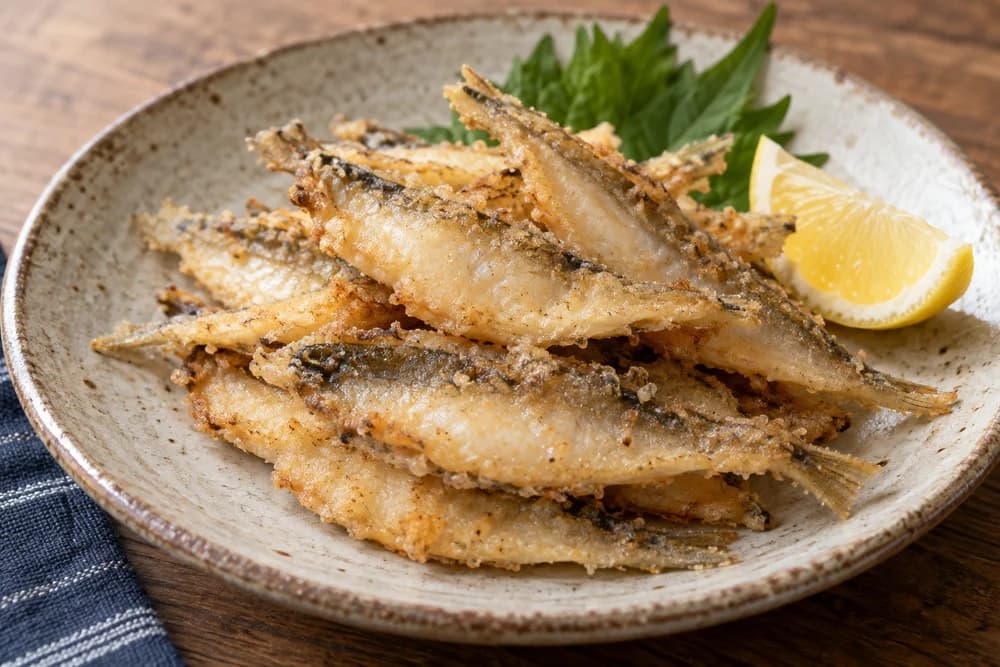 カワムツの唐揚げ
