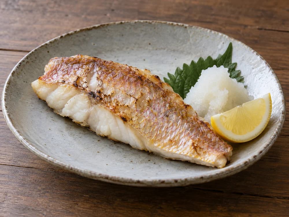 キアマダイの塩焼き