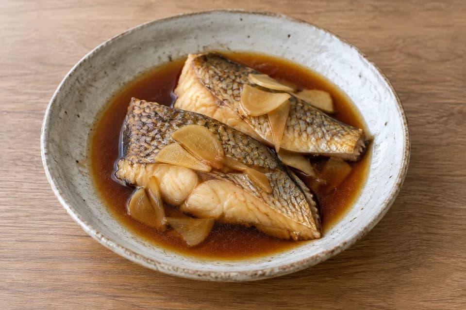 キビレの煮付け