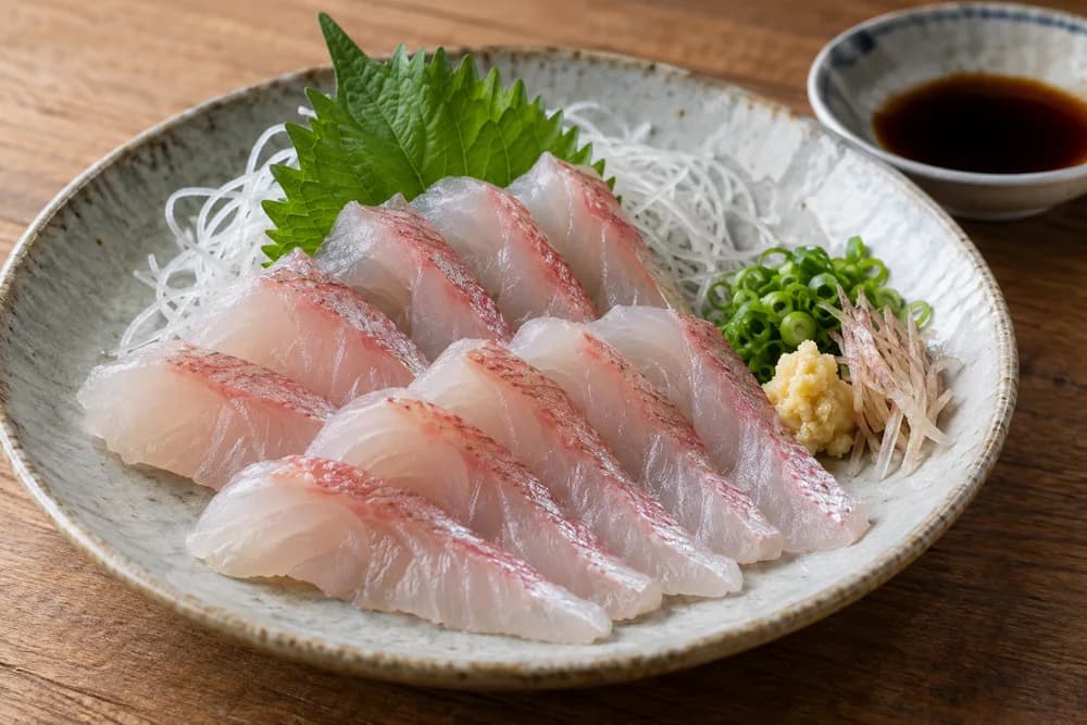 キダイの刺身