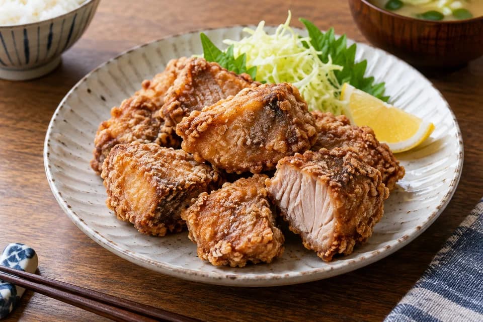キハダの竜田揚げ