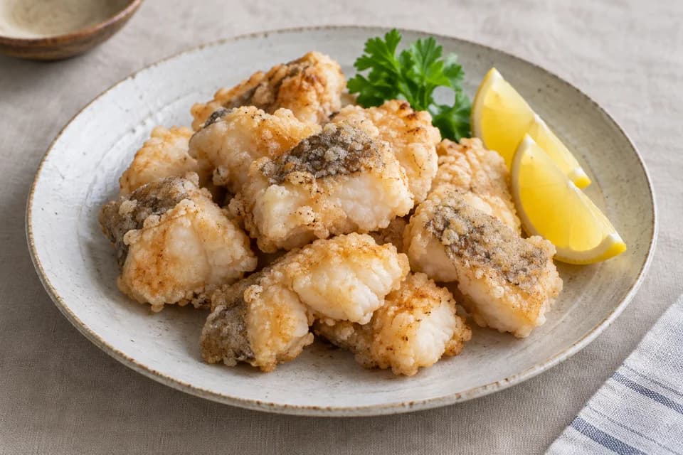 クエの唐揚げ