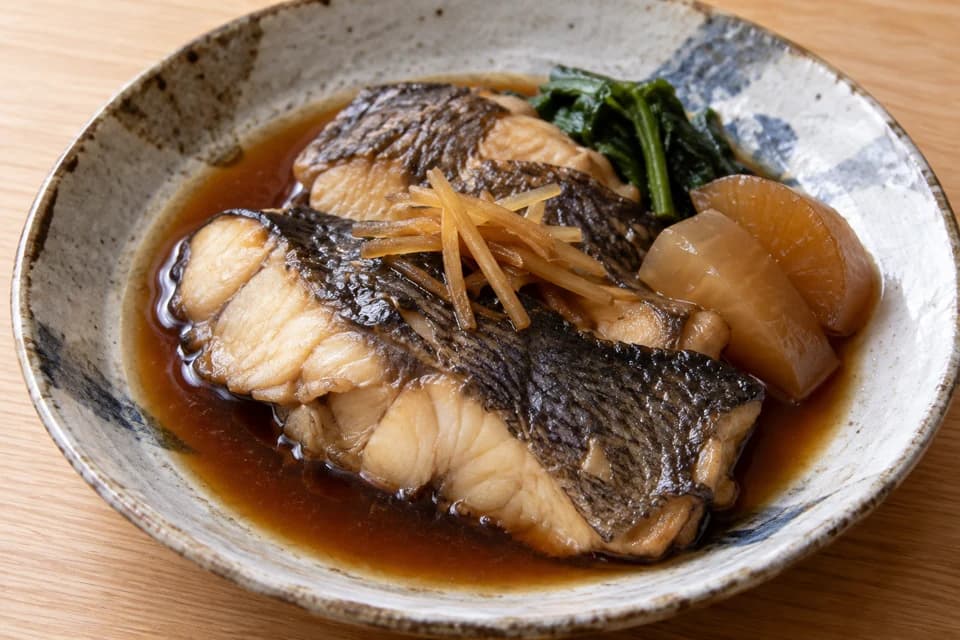 クロメジナの煮付け