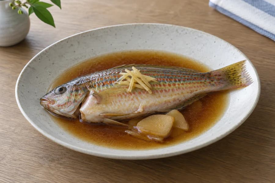 キュウセンの煮付け