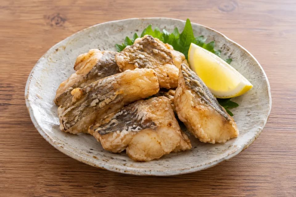 マガレイの唐揚げ