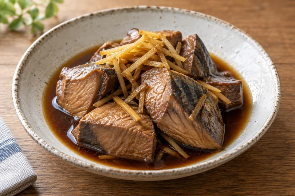 マルソウダの生姜煮
