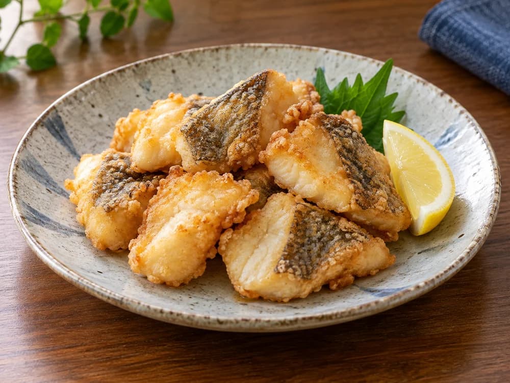 マツカワの唐揚げ
