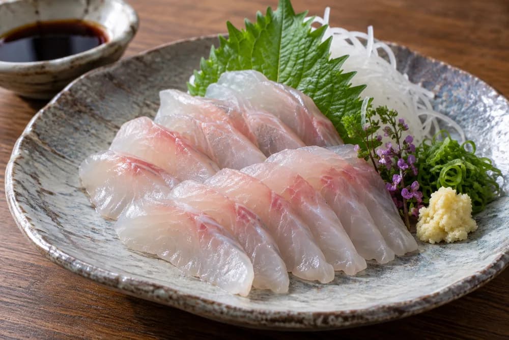 メジナの刺身