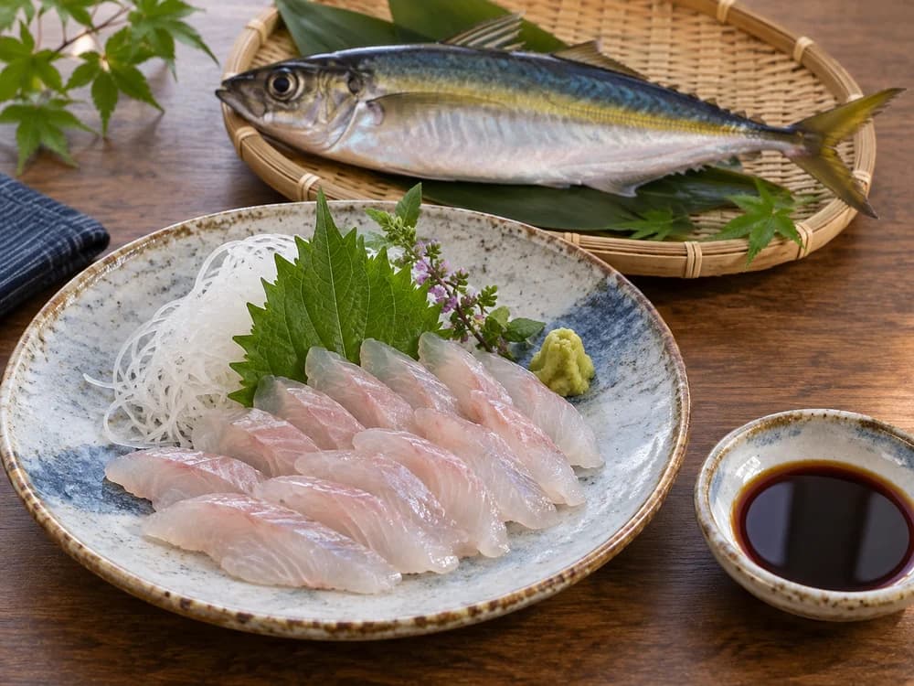 ムロアジの刺身
