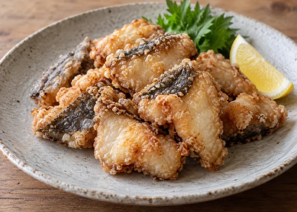 ナマズの竜田揚げ