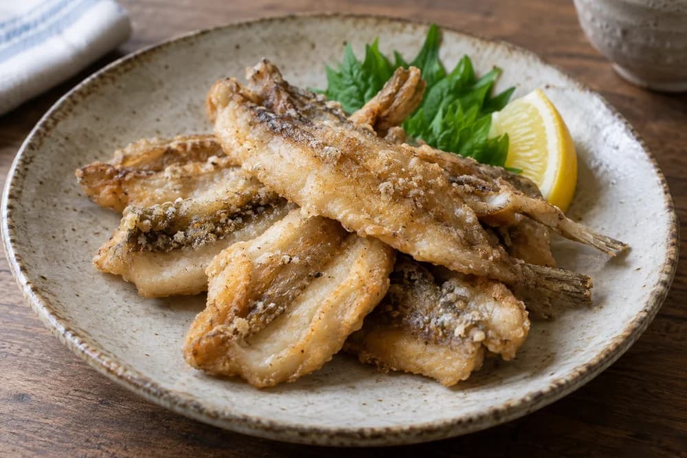 ネズミゴチの唐揚げ
