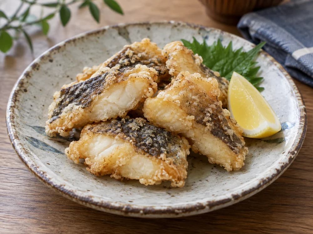 ヌマガレイの唐揚げ
