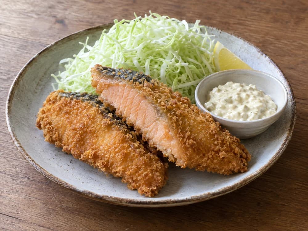 サケ(シロザケ)のフライ