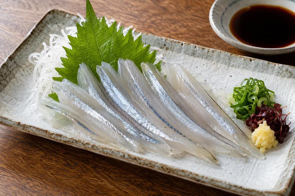 サヨリの刺身