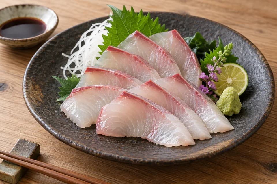 シマアジの刺身
