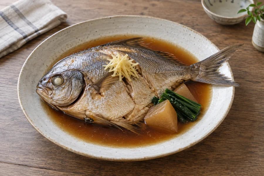 シマガツオの煮付け