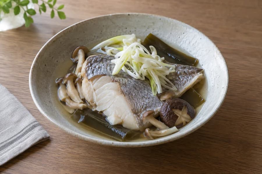 シマガツオの酒蒸し