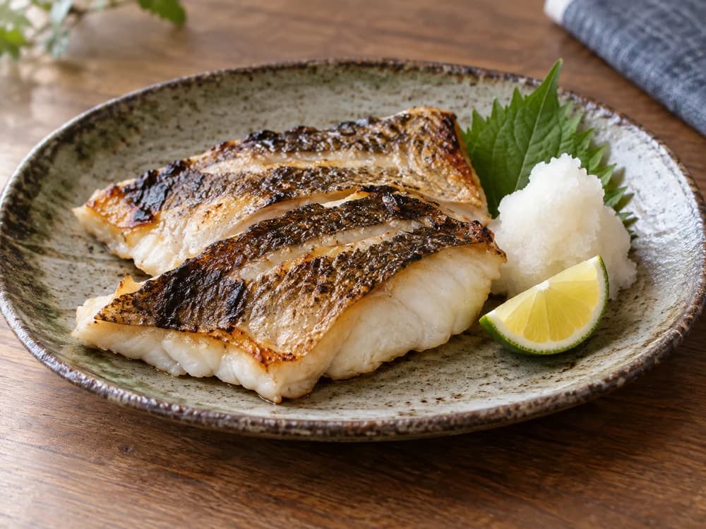 シマゾイの塩焼き